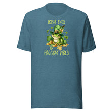Load image into Gallery viewer, Irish Eyes Froggy Vibes Unisex t-shirt