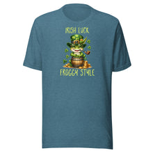 Load image into Gallery viewer, Irish Luck Froggy Style Unisex t-shirt