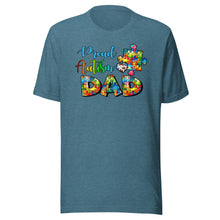Load image into Gallery viewer, Proud Autism Dad Unisex t-shirt