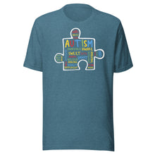 Load image into Gallery viewer, Autism Puzzle Words Unisex t-shirt