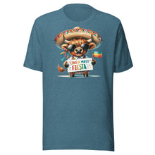 Load image into Gallery viewer, Cinco de Mayo Fiesta Highland Cow Unisex t-shirt