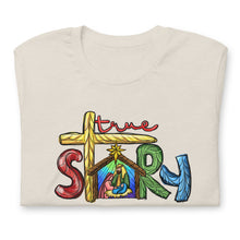 Load image into Gallery viewer, True Story Nativity Christmas Unisex t-shirt