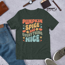 Load image into Gallery viewer, Pumpkin Spice and Everything Nice Unisex t-shirt