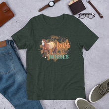 Load image into Gallery viewer, For The Love Of The Horses Unisex t-shirt