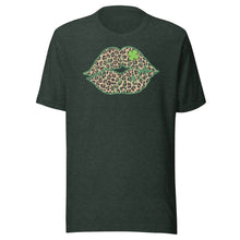 Load image into Gallery viewer, Irish Leopard Lips Unisex t-shirt