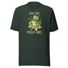 Load image into Gallery viewer, Irish Eyes Froggy Vibes Unisex t-shirt