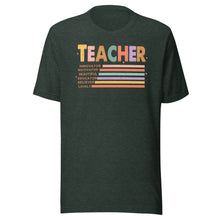 Load image into Gallery viewer, Teacher Words Unisex t-shirt