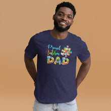 Load image into Gallery viewer, Proud Autism Dad Unisex t-shirt