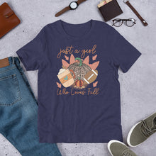 Load image into Gallery viewer, Just a Girl Who Loves Fall Unisex t-shirt
