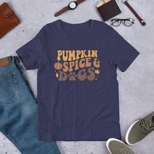 Load image into Gallery viewer, Pumpkin Spice and Dogs Unisex t-shirt