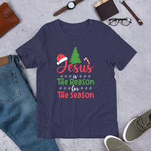Load image into Gallery viewer, Jesus is the Reason for the Season (Bright) Unisex t-shirt