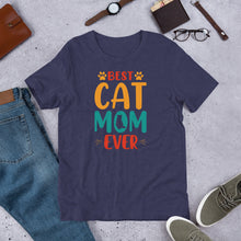 Load image into Gallery viewer, Best Cat Mom Ever Unisex t-shirt