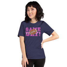 Load image into Gallery viewer, Game Day Pink Glitter Unisex t-shirt