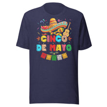 Load image into Gallery viewer, Cinco de Mayo Bright Sombrero Unisex t-shirt