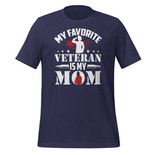Load image into Gallery viewer, My Favorite Veteran My Mom Unisex t-shirt