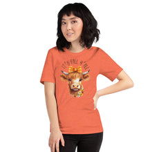 Load image into Gallery viewer, It's Fall Y'All Highland Cow Unisex t-shirt (Lighter Colors)
