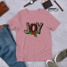 Load image into Gallery viewer, Joy (Leopard and Wreath) Unisex t-shirt