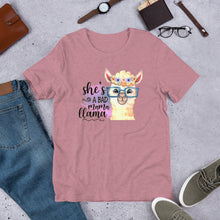 Load image into Gallery viewer, She’s a Bad Mama Llama Unisex t-shirt