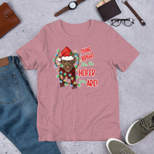 Load image into Gallery viewer, Shine Bright Like the Heifer You Are Unisex t-shirt