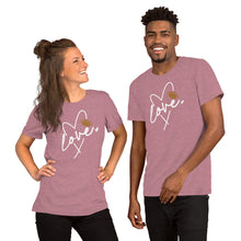Load image into Gallery viewer, Love Heart Football Unisex t-shirt