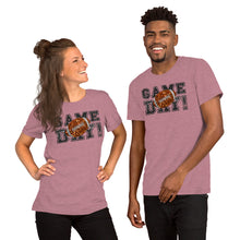 Load image into Gallery viewer, Game Day Black Glitter Unisex t-shirt