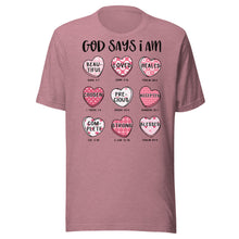 Load image into Gallery viewer, God Says I Am Unisex t-shirt