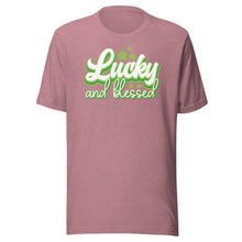 Load image into Gallery viewer, Lucky And Blessed Unisex t-shirt