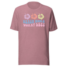 Load image into Gallery viewer, Beach More Worry Less Flowers Unisex t-shirt