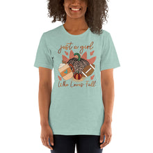 Load image into Gallery viewer, Just a Girl Who Loves Fall Unisex t-shirt