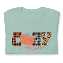 Load image into Gallery viewer, Plaid Cozy Season Unisex t-shirt
