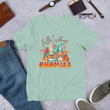 Load image into Gallery viewer, Fallin' With My Gnomies Unisex t-shirt (Lighter Colors)