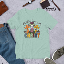 Load image into Gallery viewer, Christmas Begins with Christ Unisex t-shirt
