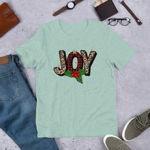 Load image into Gallery viewer, Joy (Leopard and Wreath) Unisex t-shirt