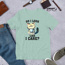 Load image into Gallery viewer, Do I Look Like I Care Unisex t-shirt