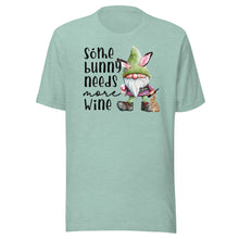 Load image into Gallery viewer, Some Bunny Needs More Wine Unisex t-shirt