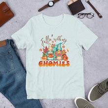 Load image into Gallery viewer, Fallin' With My Gnomies Unisex t-shirt (Lighter Colors)