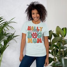 Load image into Gallery viewer, Holly Jolly Dog Mom Unisex t-shirt