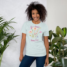 Load image into Gallery viewer, Give Grace, Jesus Did (Wildflowers) Unisex t-shirt