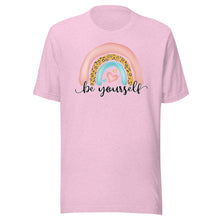 Load image into Gallery viewer, Be Yourself Pastel Rainbow Unisex t-shirt