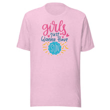 Load image into Gallery viewer, Girls Just Wanna Have Sun Unisex t-shirt