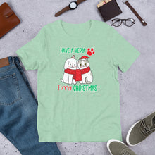 Load image into Gallery viewer, Have a Very Furry Christmas 2 Unisex t-shirt