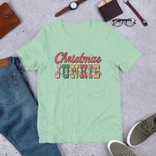 Load image into Gallery viewer, Christmas Junkie Unisex t-shirt