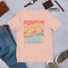 Load image into Gallery viewer, Pumpkin Spice and Everything Nice Unisex t-shirt