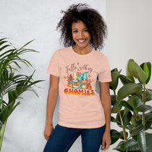 Load image into Gallery viewer, Fallin' With My Gnomies Unisex t-shirt (Lighter Colors)