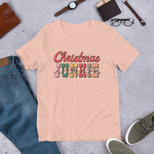 Load image into Gallery viewer, Christmas Junkie Unisex t-shirt