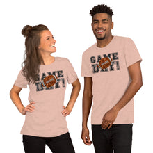 Load image into Gallery viewer, Game Day Black Glitter Unisex t-shirt