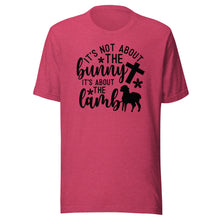 Load image into Gallery viewer, It’s Not About The Bunny Unisex t-shirt