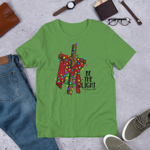 Load image into Gallery viewer, Be The Light Cross and Lights Unisex t-shirt