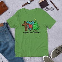 Load image into Gallery viewer, Faith Love Christmas Unisex t-shirt