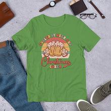 Load image into Gallery viewer, Fueled By Beer and Christmas Cheer Unisex t-shirt
